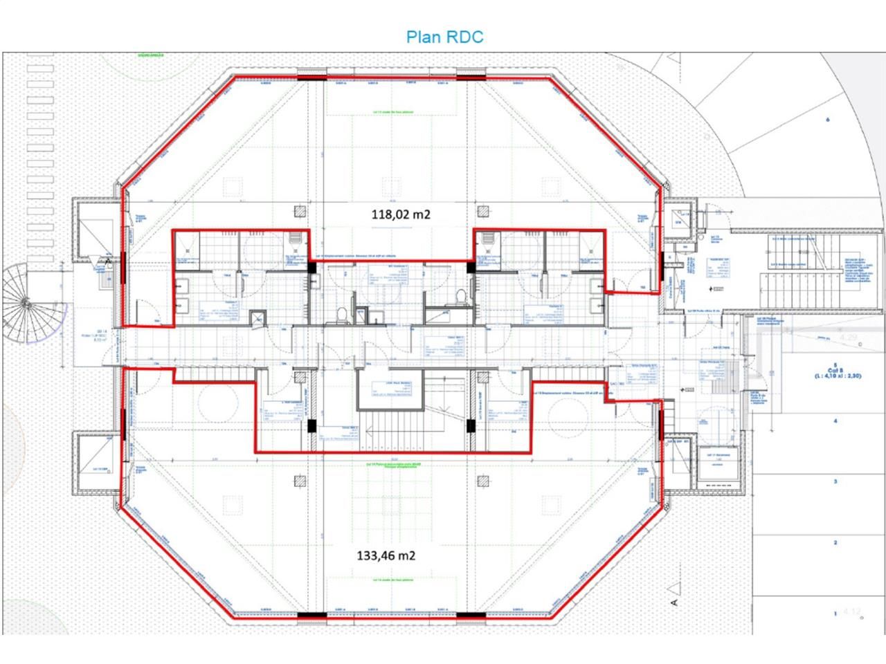 Location bureaux 787 m² divisibles à partir de 393 m²