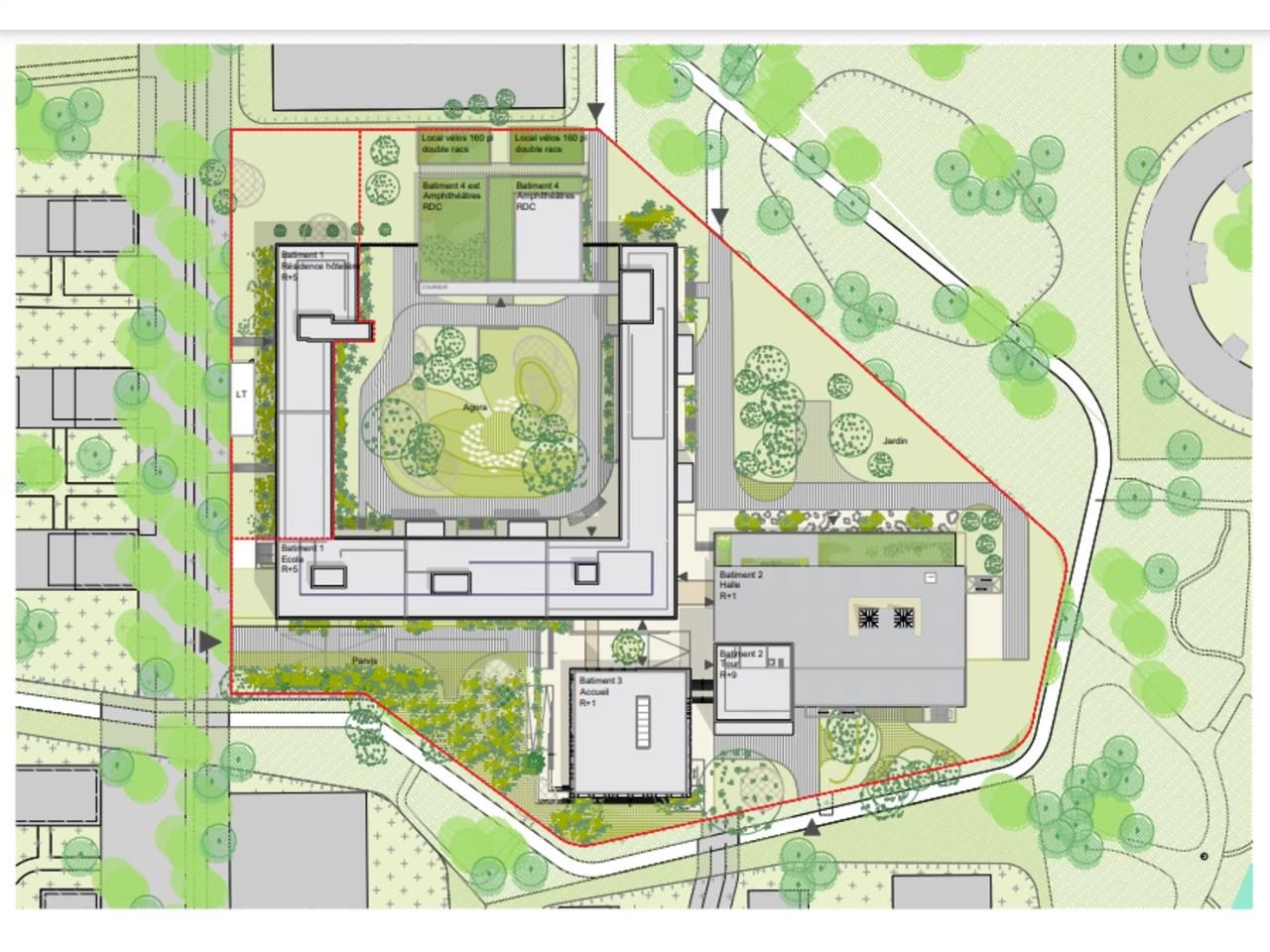 Location bureaux 12320 m² divisibles à partir de 820 m²