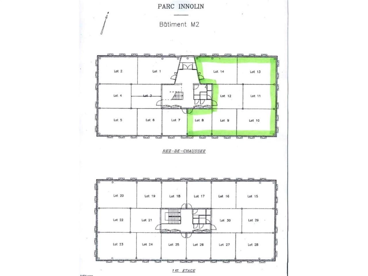 Vente bureaux 260 m² non divisibles