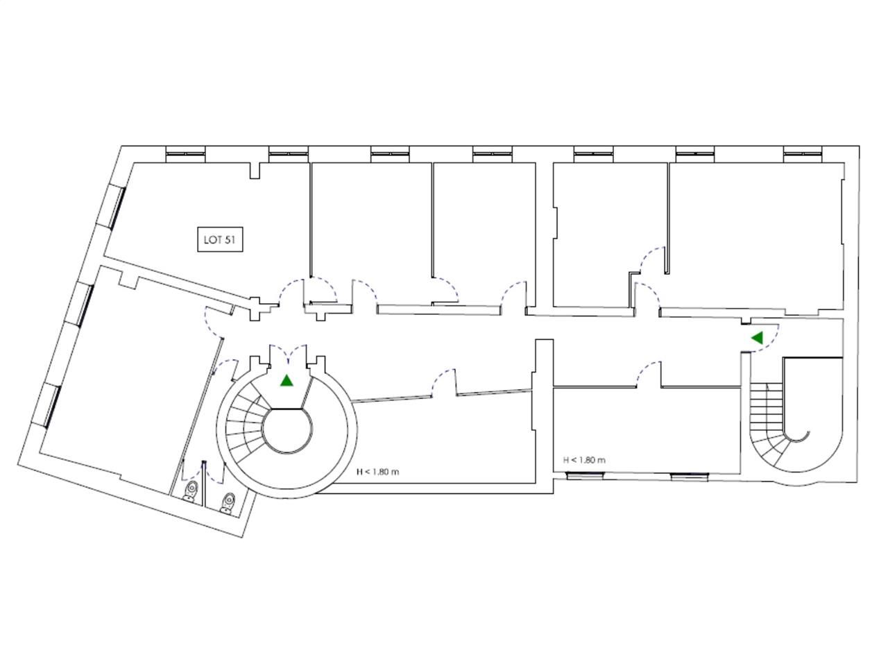Location bureaux 441 m² divisibles à partir de 180 m²