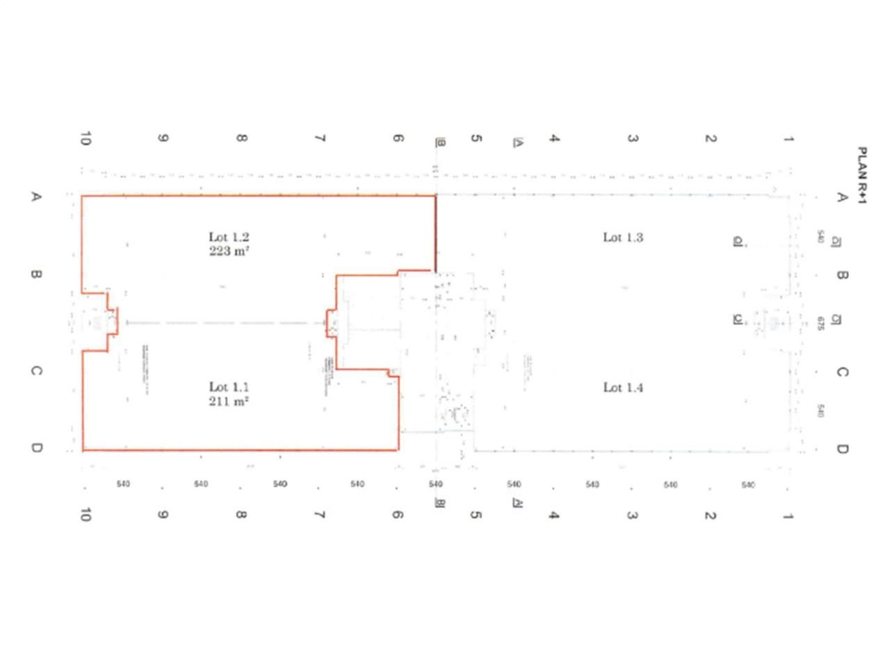 Location bureaux 434 m² divisibles à partir de 211 m²