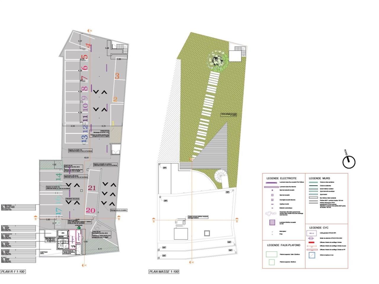 Location bureaux 360 m² divisibles à partir de 166 m²