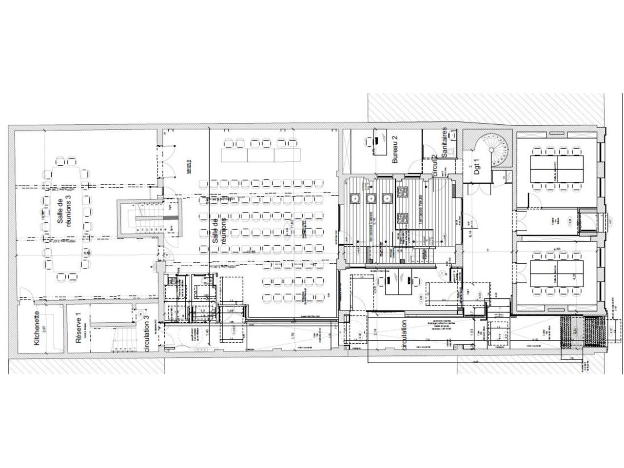 Vente bureaux 788 m² non divisibles