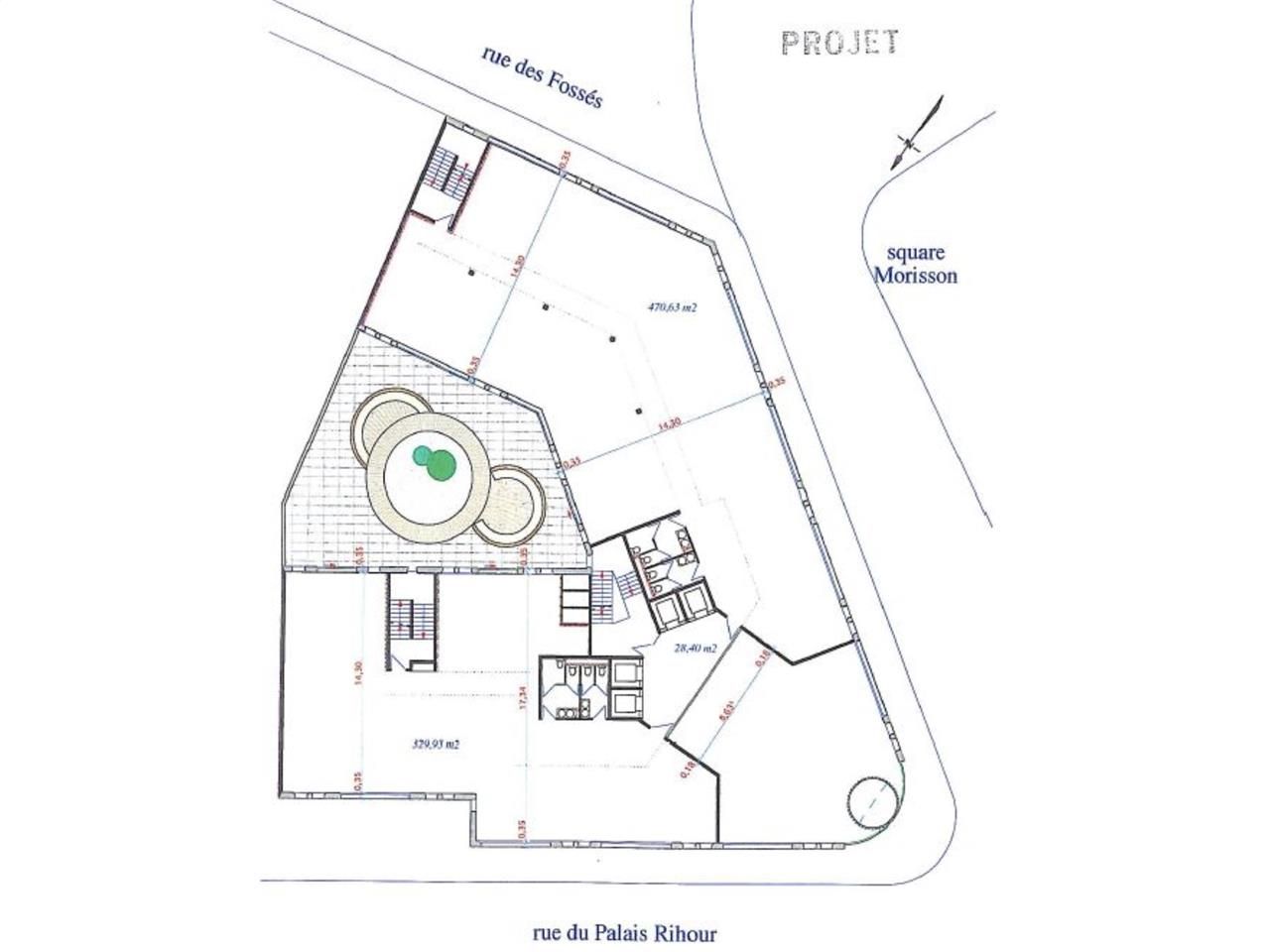 Location bureaux 1426 m² divisibles à partir de 372 m²