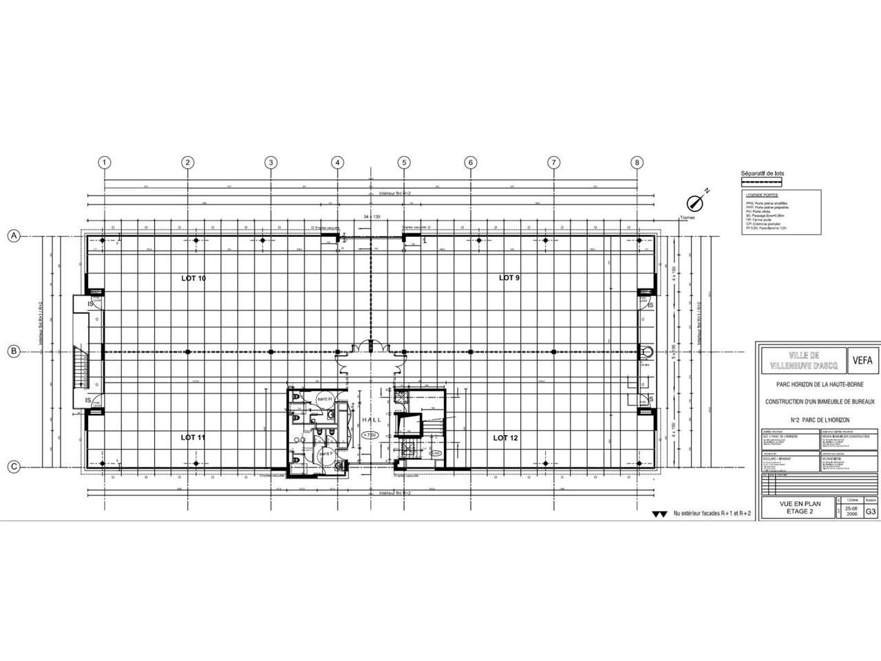 Location bureaux 2372 m² divisibles à partir de 752 m²