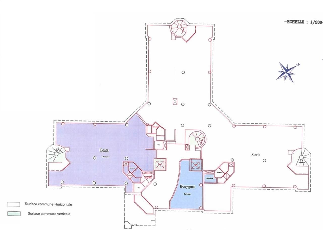 Location bureaux 42 m² non divisibles