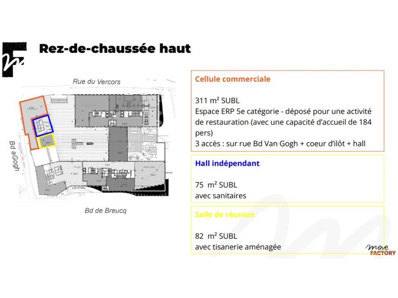 Location bureaux 3177 m² divisibles à partir de 466 m²