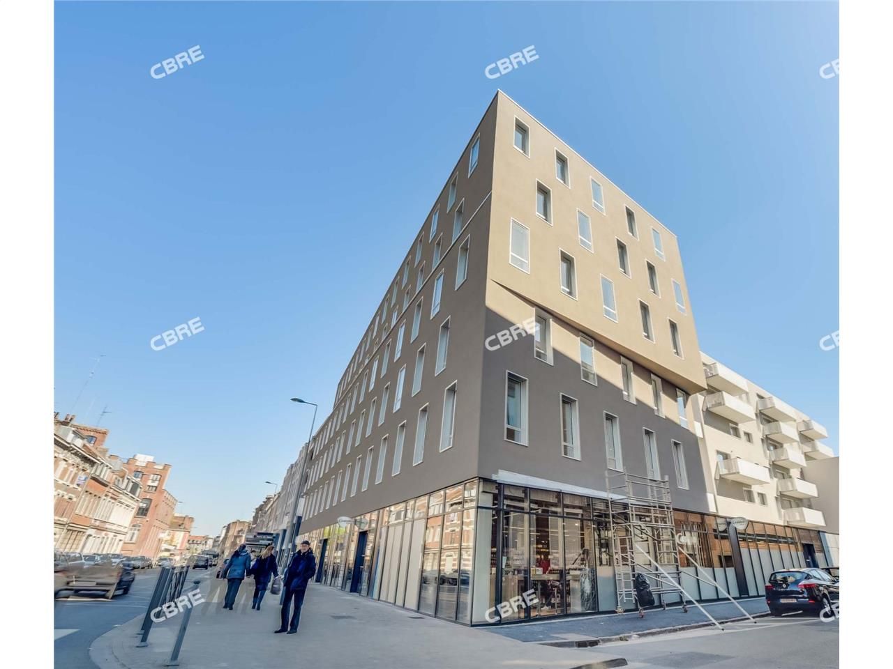 Implanté dans le quartier Moulins, l'immeuble Nov