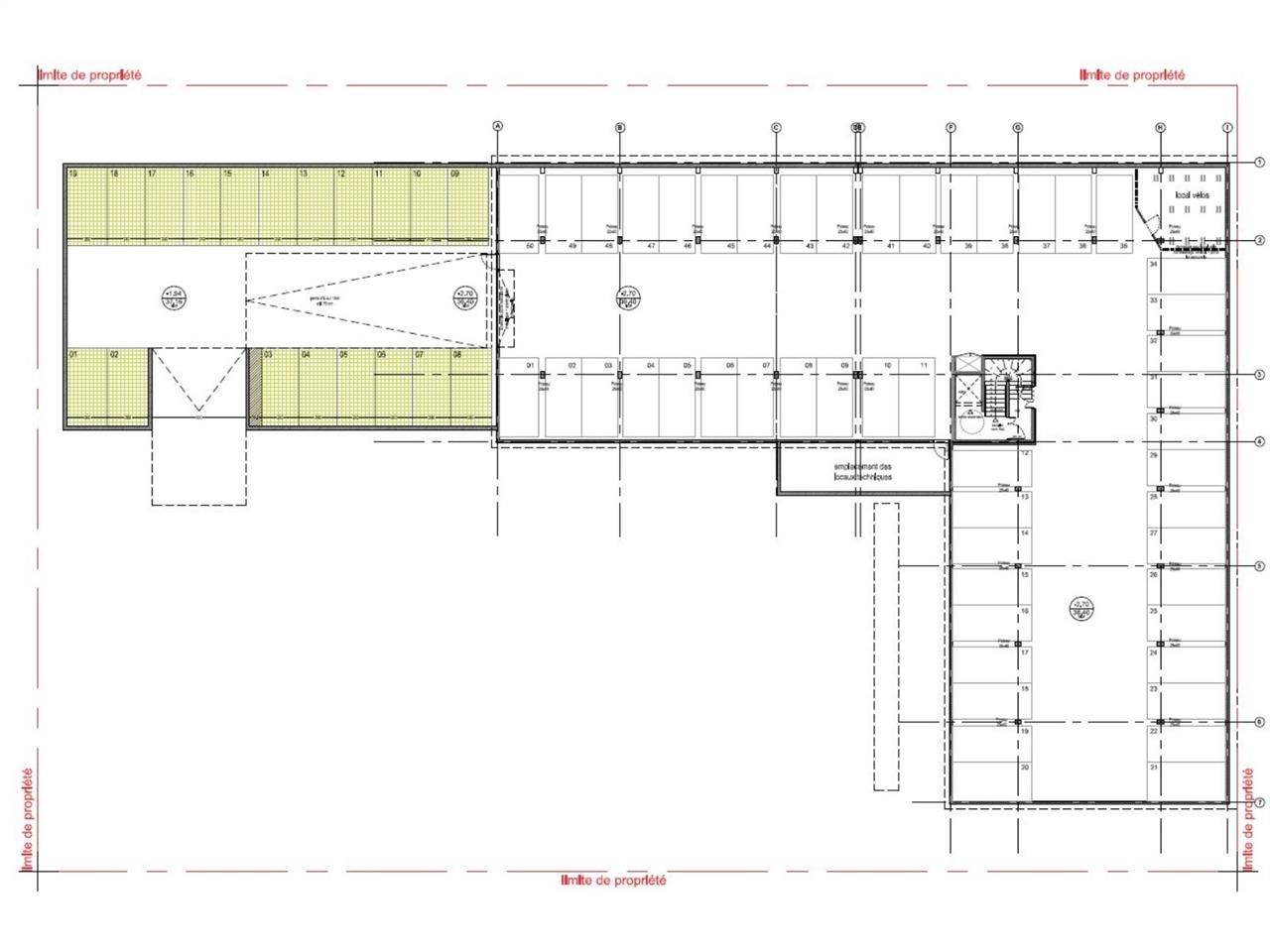 Location bureaux 2459 m² non divisibles