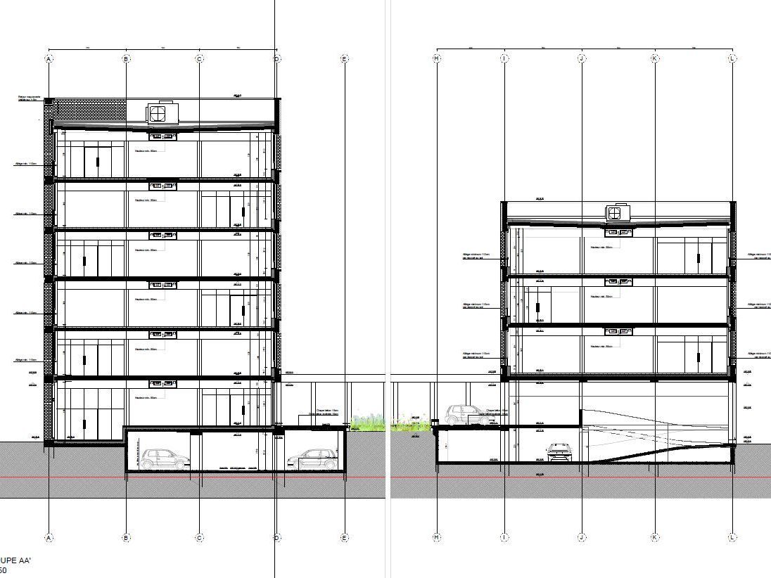 Location bureaux 6068 m² divisibles à partir de 620 m²