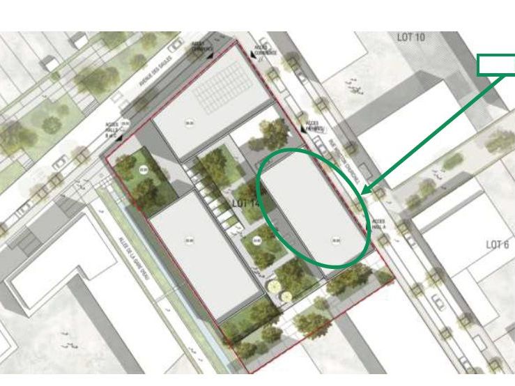 Location bureaux 85 m² non divisibles