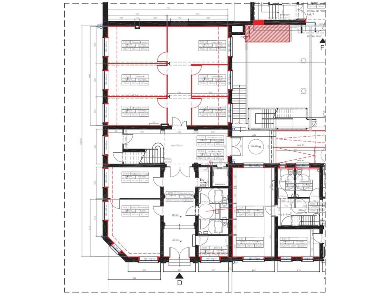 Location bureaux 312 m² divisibles à partir de 73 m²