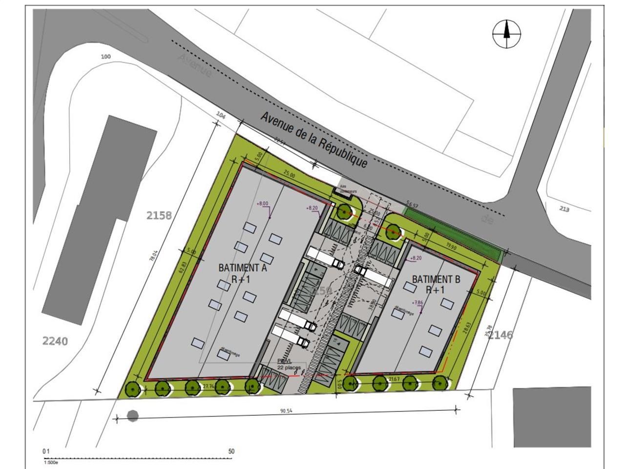 Location entrepots 2526 m² divisibles à partir de 384 m²
