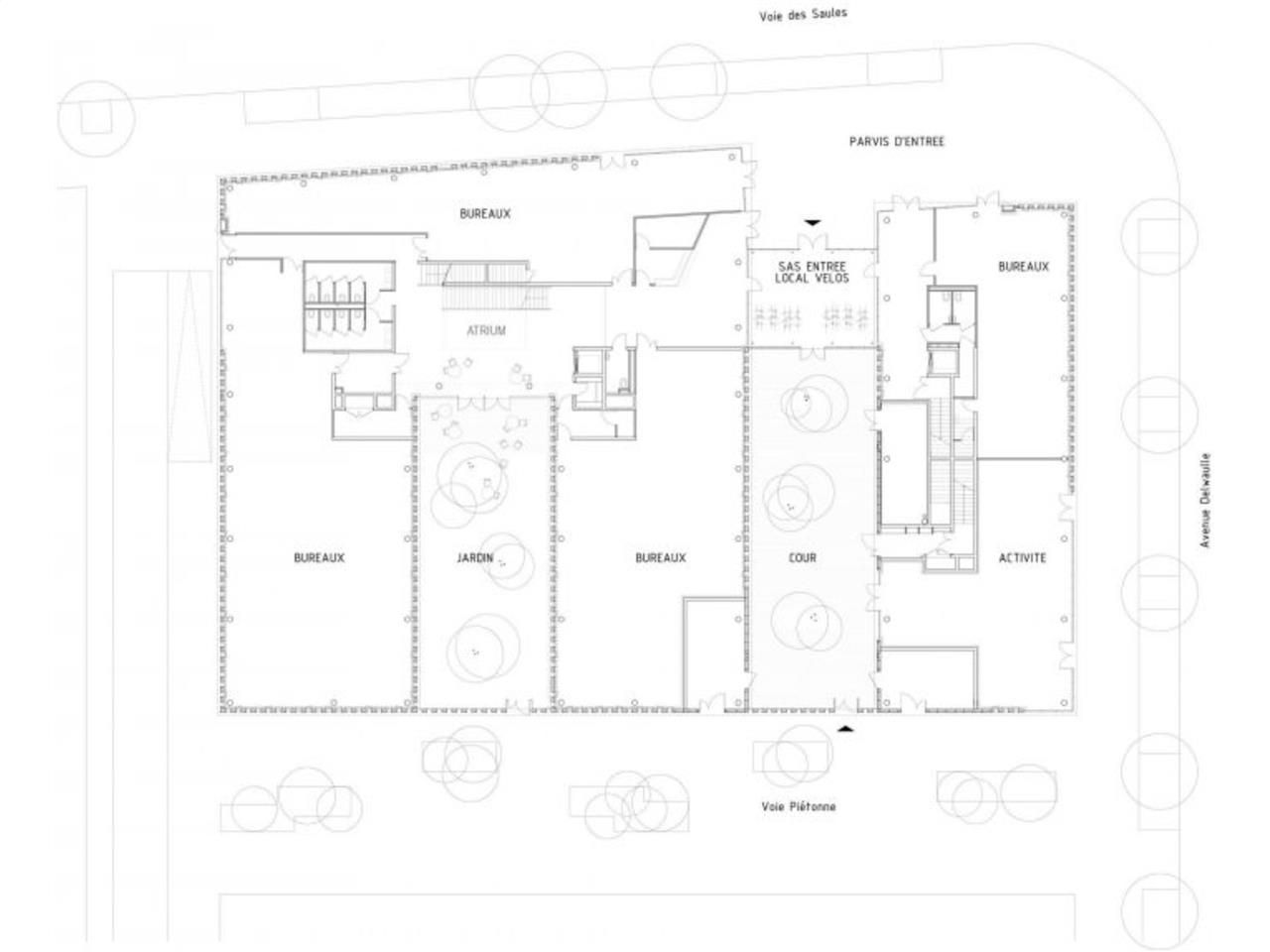 Location bureaux 1945 m² divisibles à partir de 215 m²