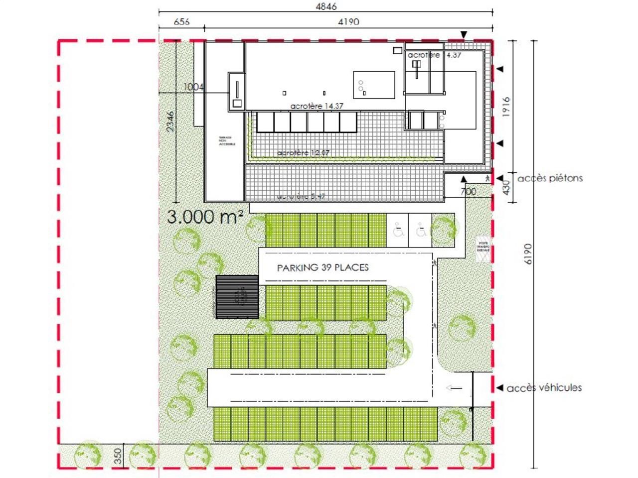 Vente bureaux 370 m² non divisibles