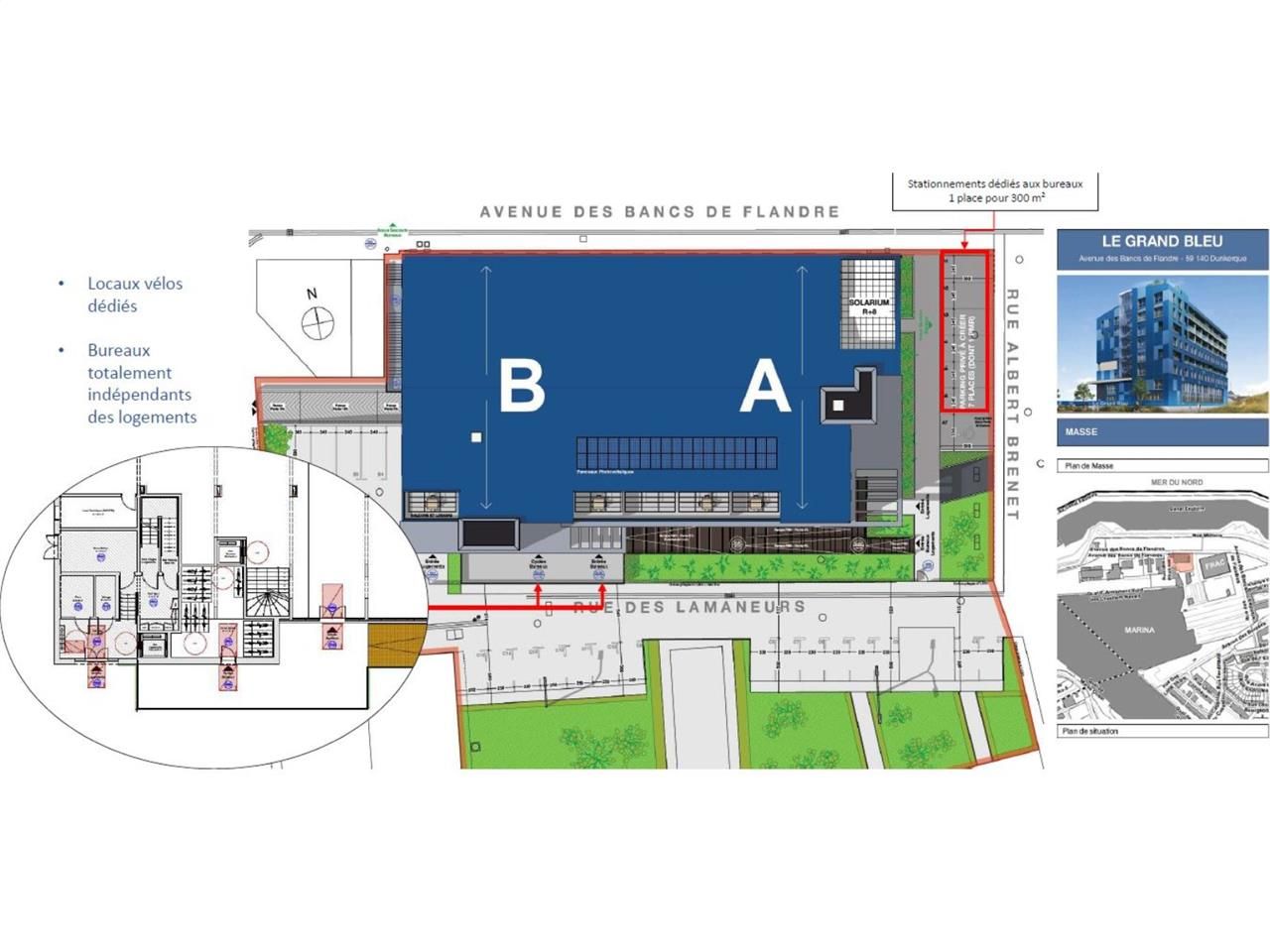 Location bureaux 1879 m² divisibles à partir de 914 m²