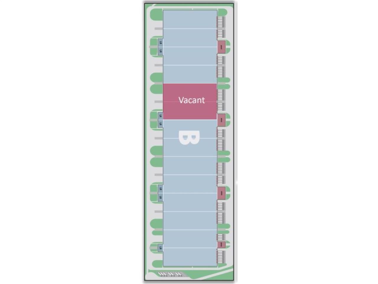 Location entrepots 12827 m² non divisibles
