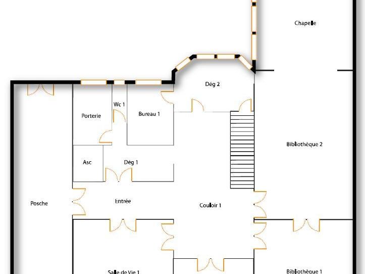 Vente bureaux 1319 m² non divisibles