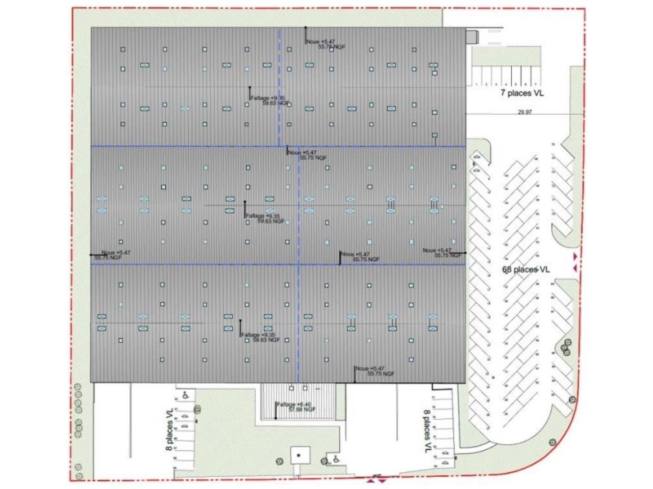 Location entrepots 8615 m² divisibles à partir de 2558 m²