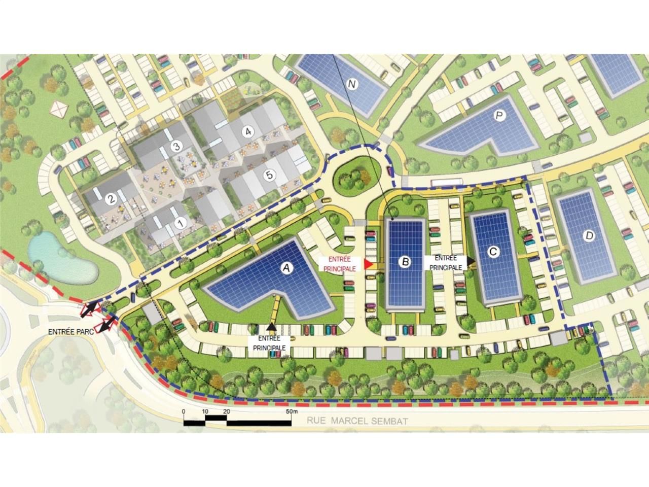 Location bureaux 1977 m² divisibles à partir de 657 m²