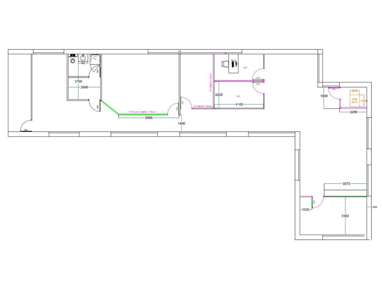 Vente bureaux 710 m² divisibles à partir de 221 m²
