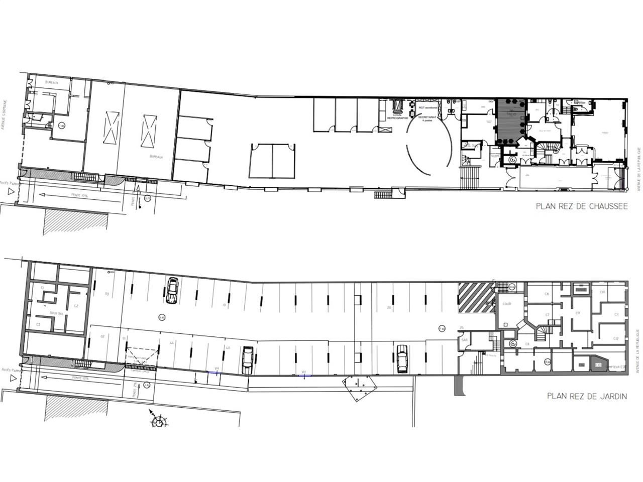 Location bureaux 1581 m² divisibles à partir de 179 m²