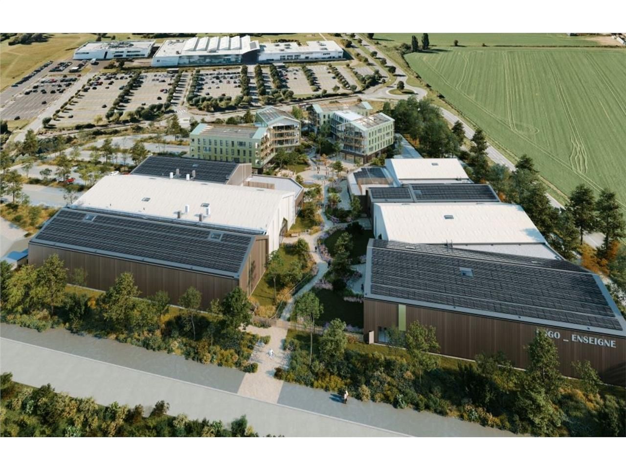 Situé au coeur du Pavé Stratégique sur la commune