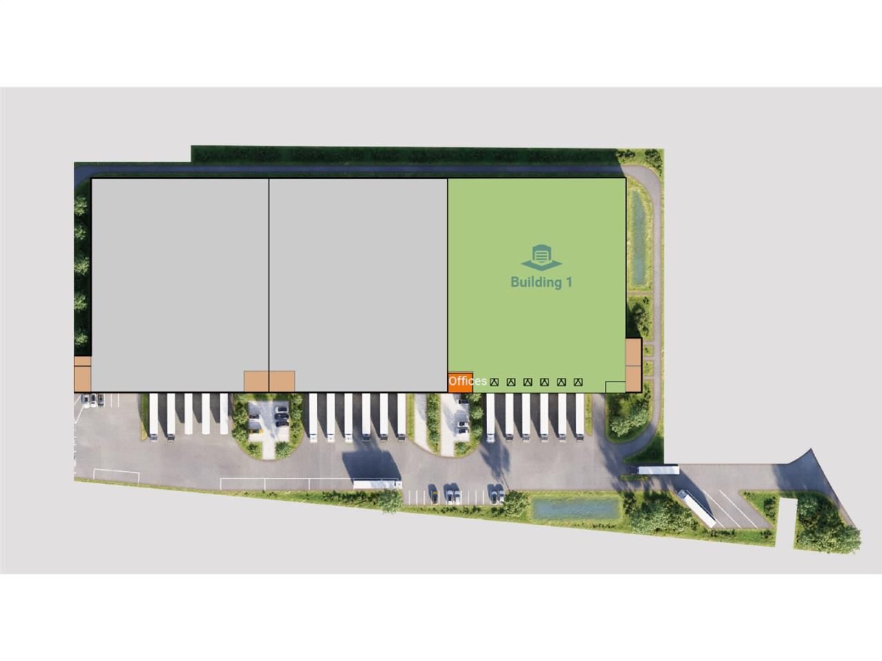 Location entrepots 4439 m² non divisibles