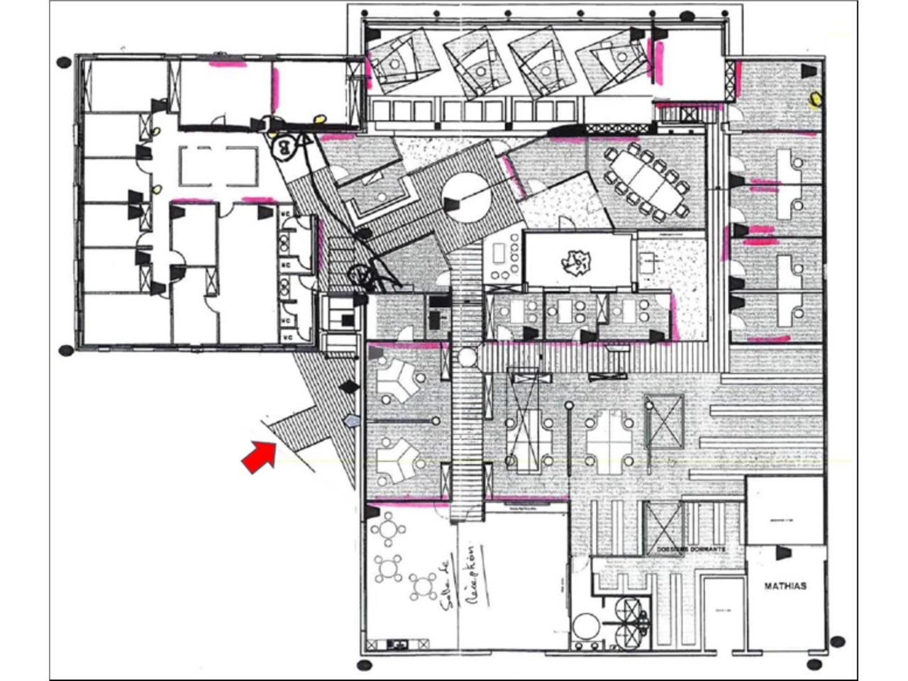 Vente bureaux 1200 m² non divisibles