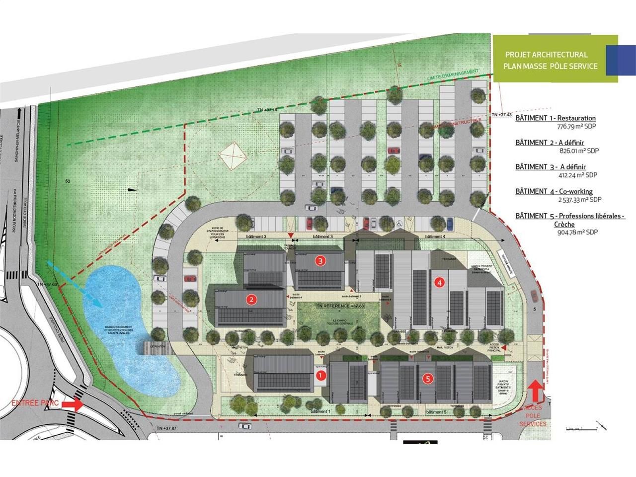 Location bureaux 476 m² divisibles à partir de 153 m²