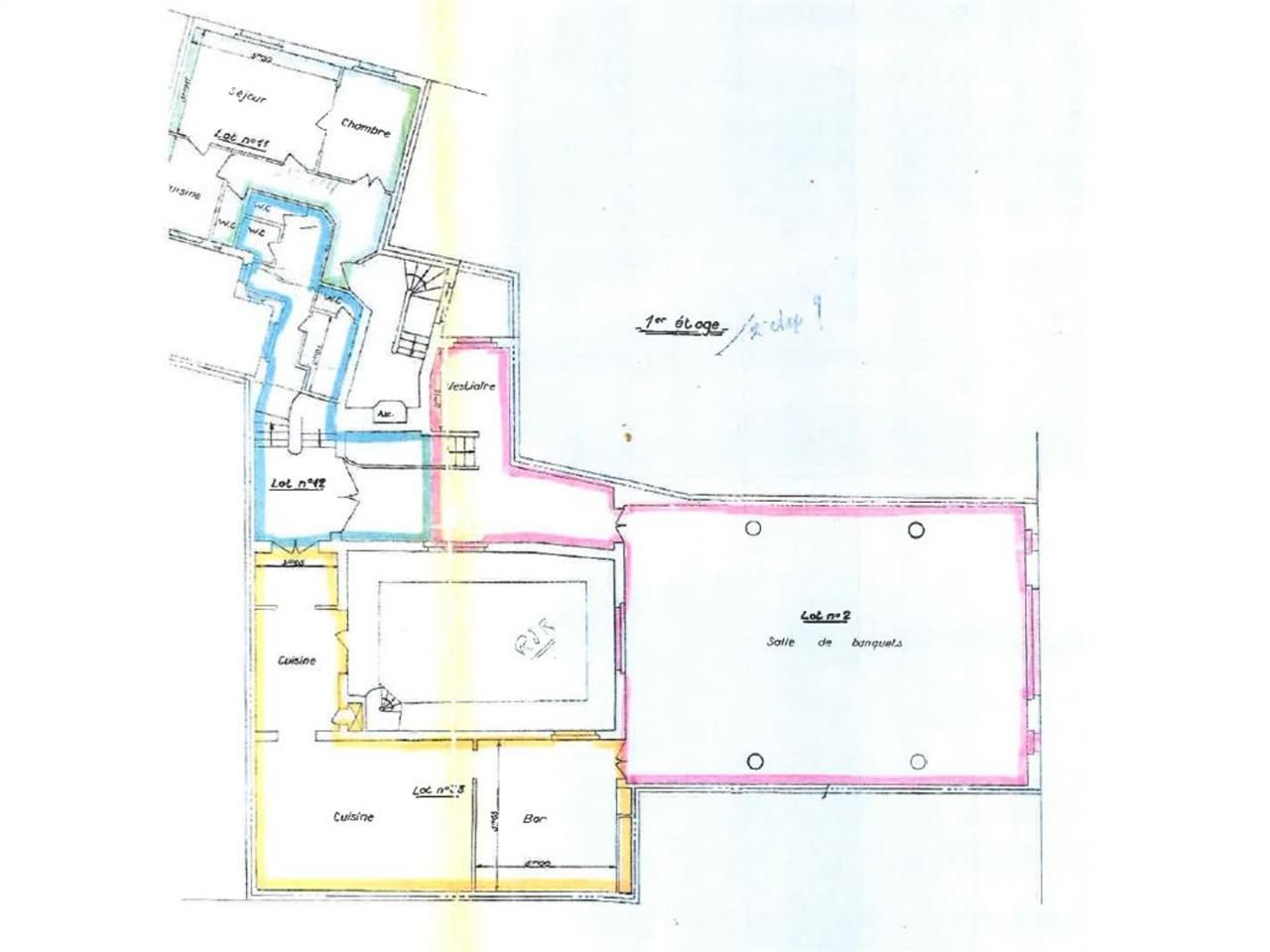 Location bureaux 100 m² non divisibles