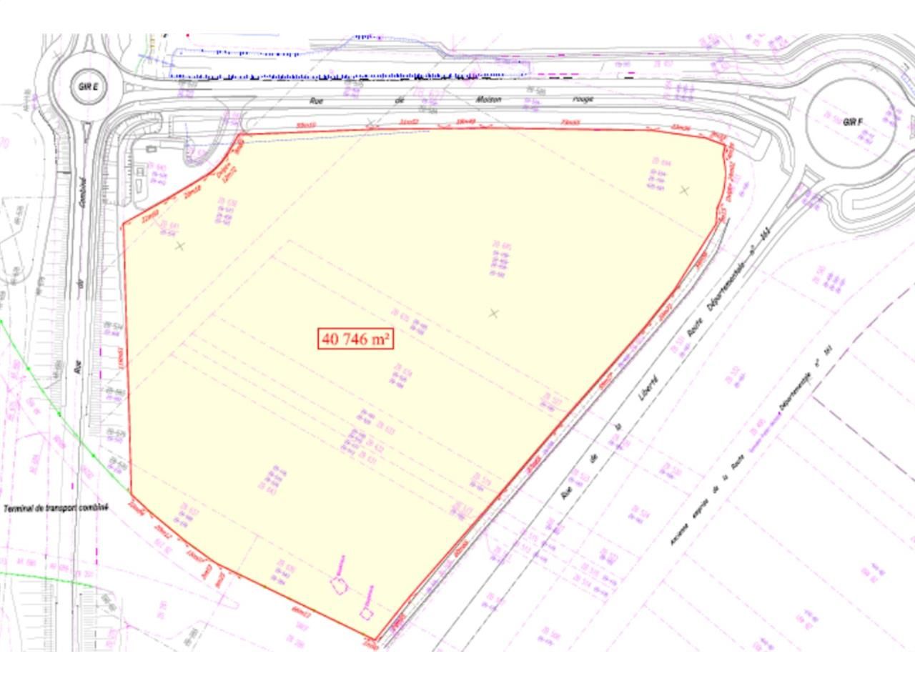 Location entrepots 14831 m² non divisibles