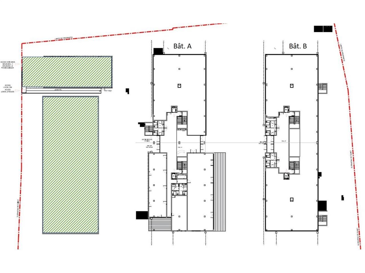 Location bureaux 2929 m² divisibles à partir de 216 m²