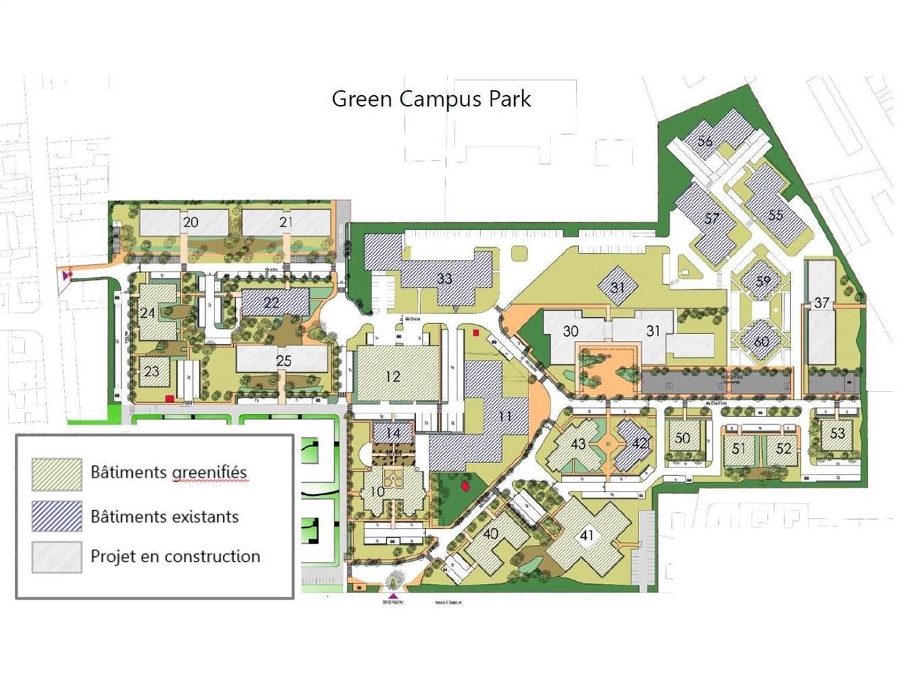 Location bureaux 6892 m² divisibles à partir de 50 m²