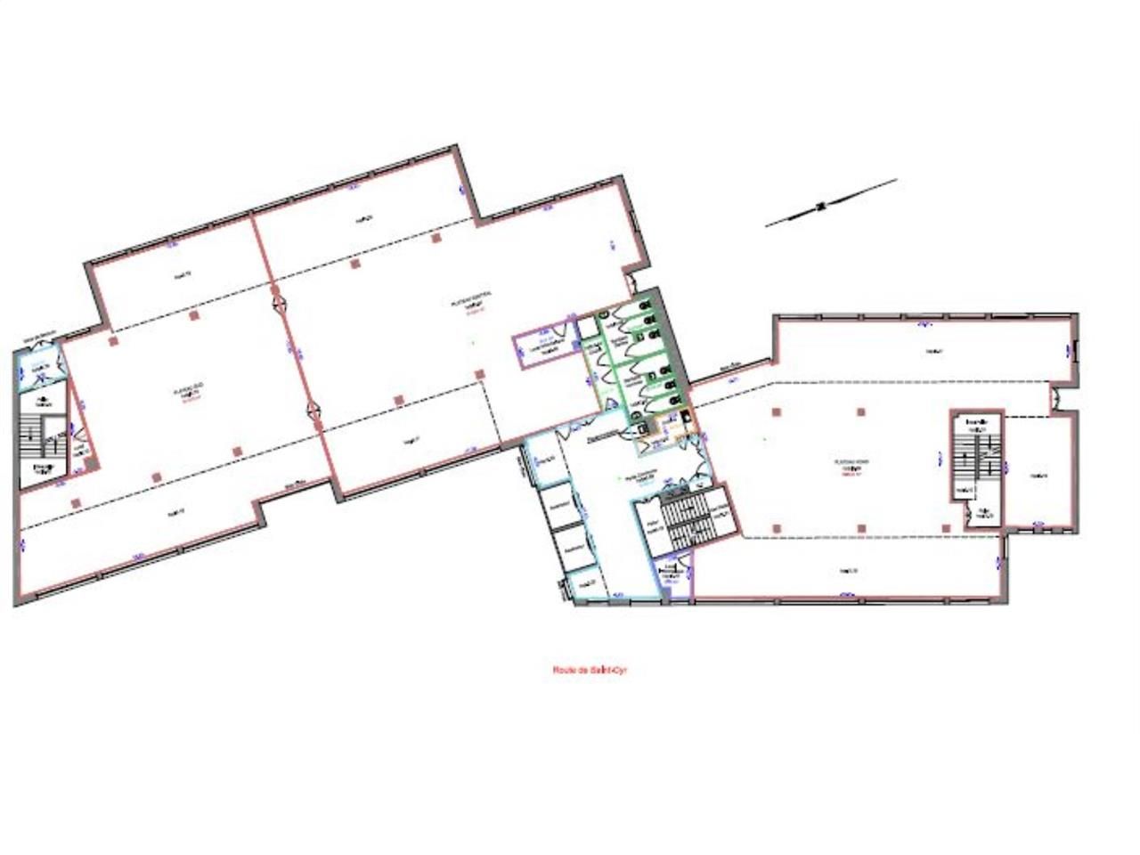 Location bureaux 2782 m² divisibles à partir de 397 m²