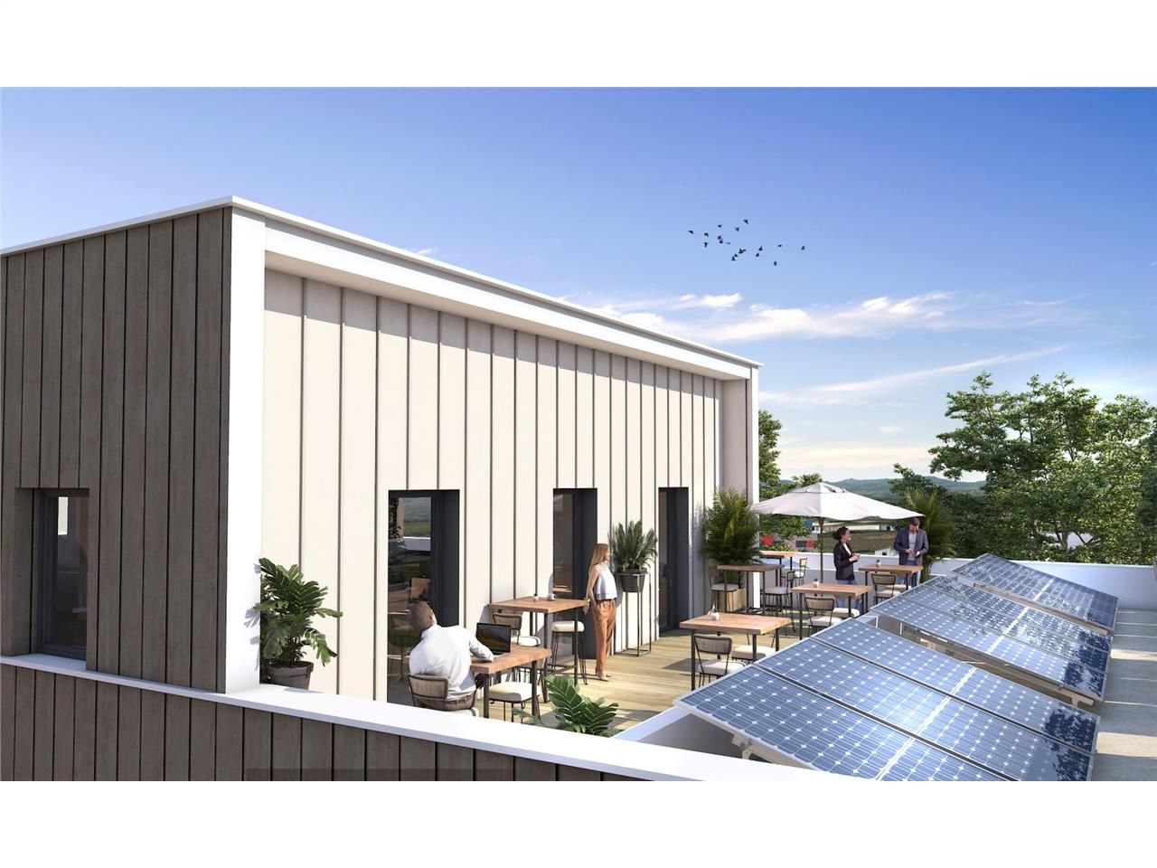 Au coeur de la ZAC des Pré Seigneurs, bâtiment de