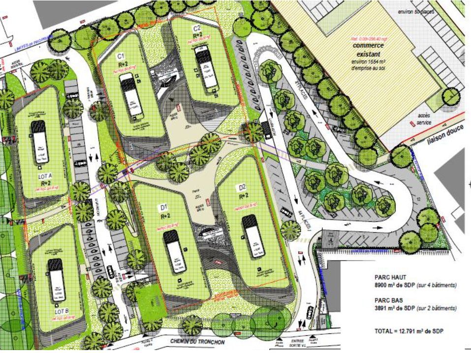 Location bureaux 2454 m² divisibles à partir de 244 m²