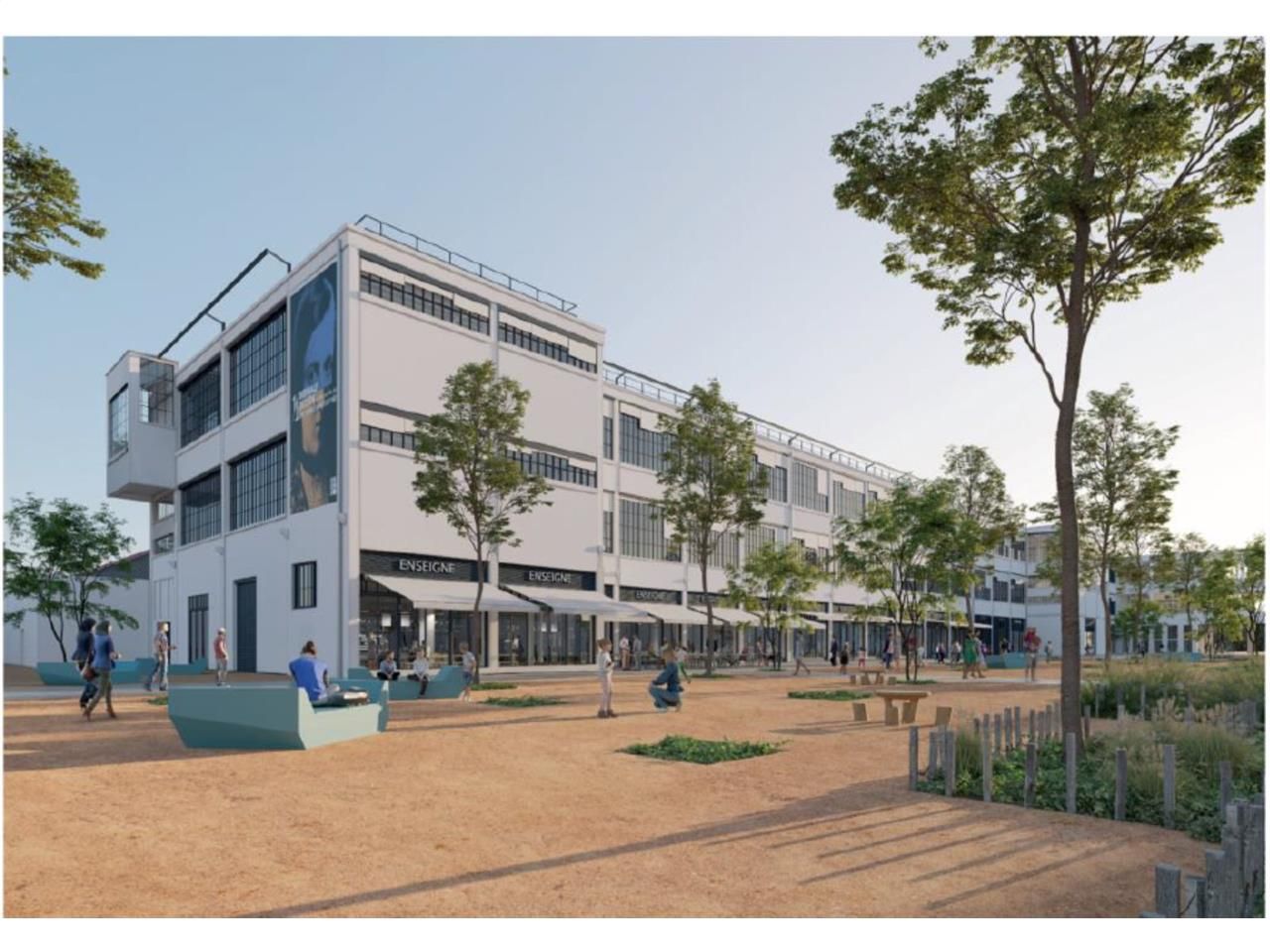 Au coeur du Carré de Soie, à proximité du hub mul