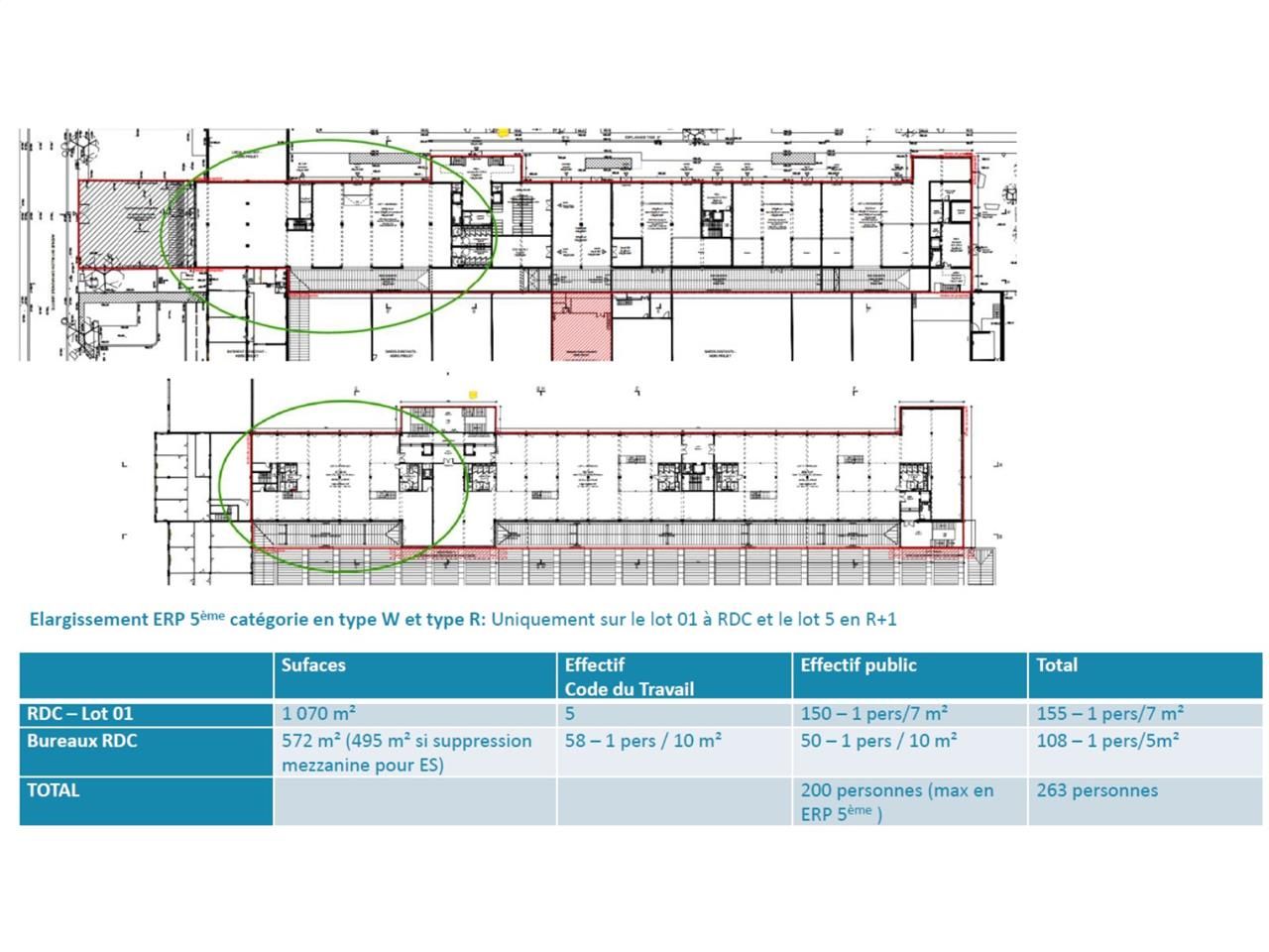 Location bureaux 8273 m² divisibles à partir de 346 m²