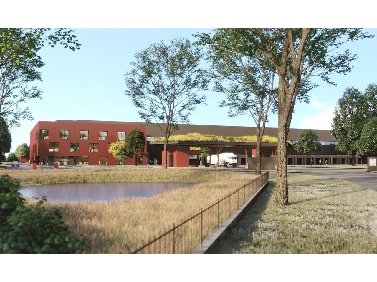 Au Nord-Est de Lyon, en façade de l'autoroute A46