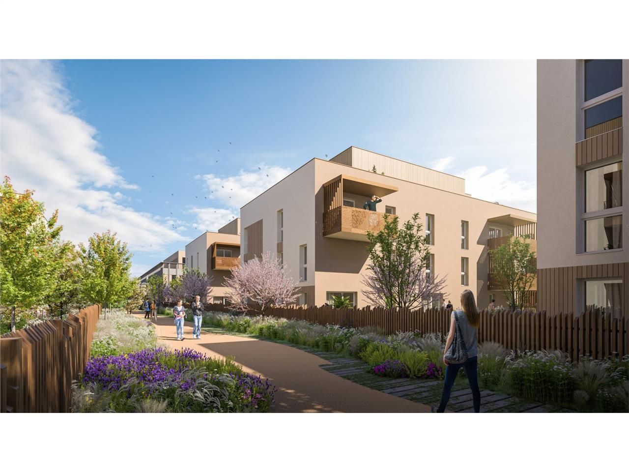 Bureaux neufs proposés à la location au coeur d'u