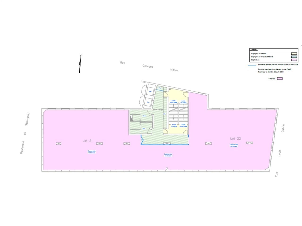 Location bureaux 3127 m² divisibles à partir de 262 m²