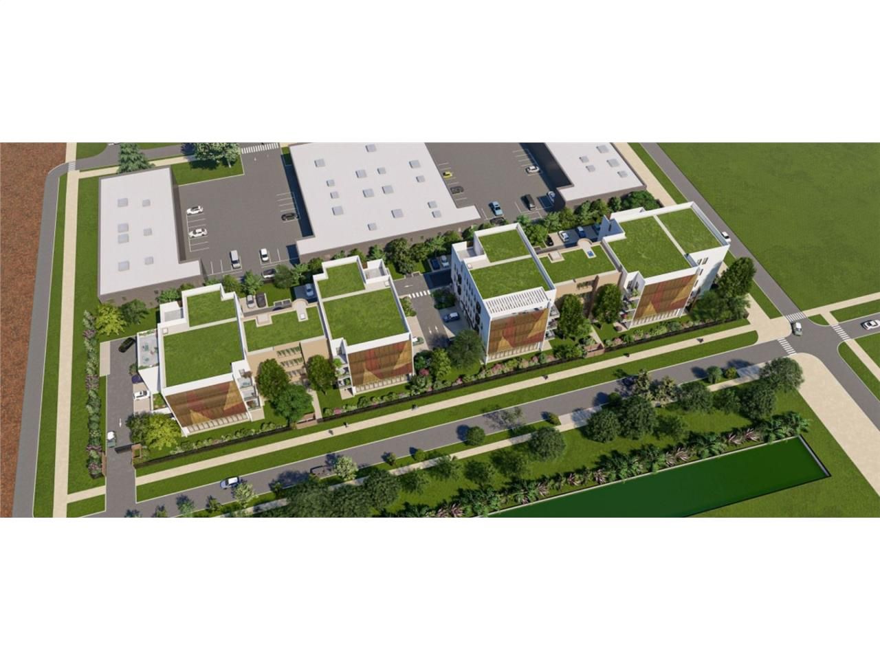 Bureaux neufs proposés à la vente au coeur du sit