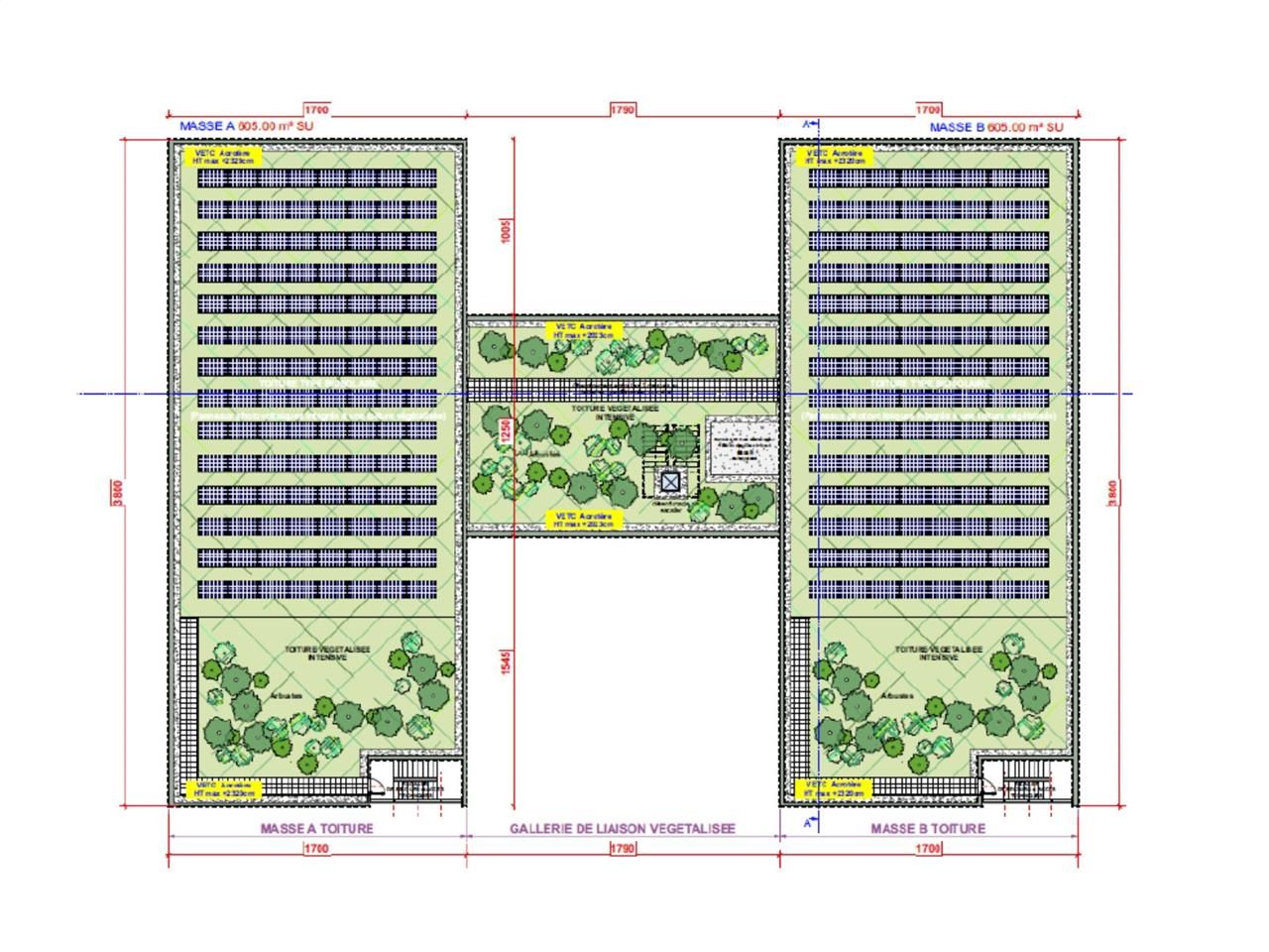 Location bureaux 2795 m² divisibles à partir de 268 m²
