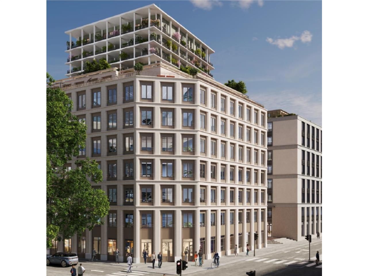 Parfaitement intégré au quartier de la Part-Dieu 