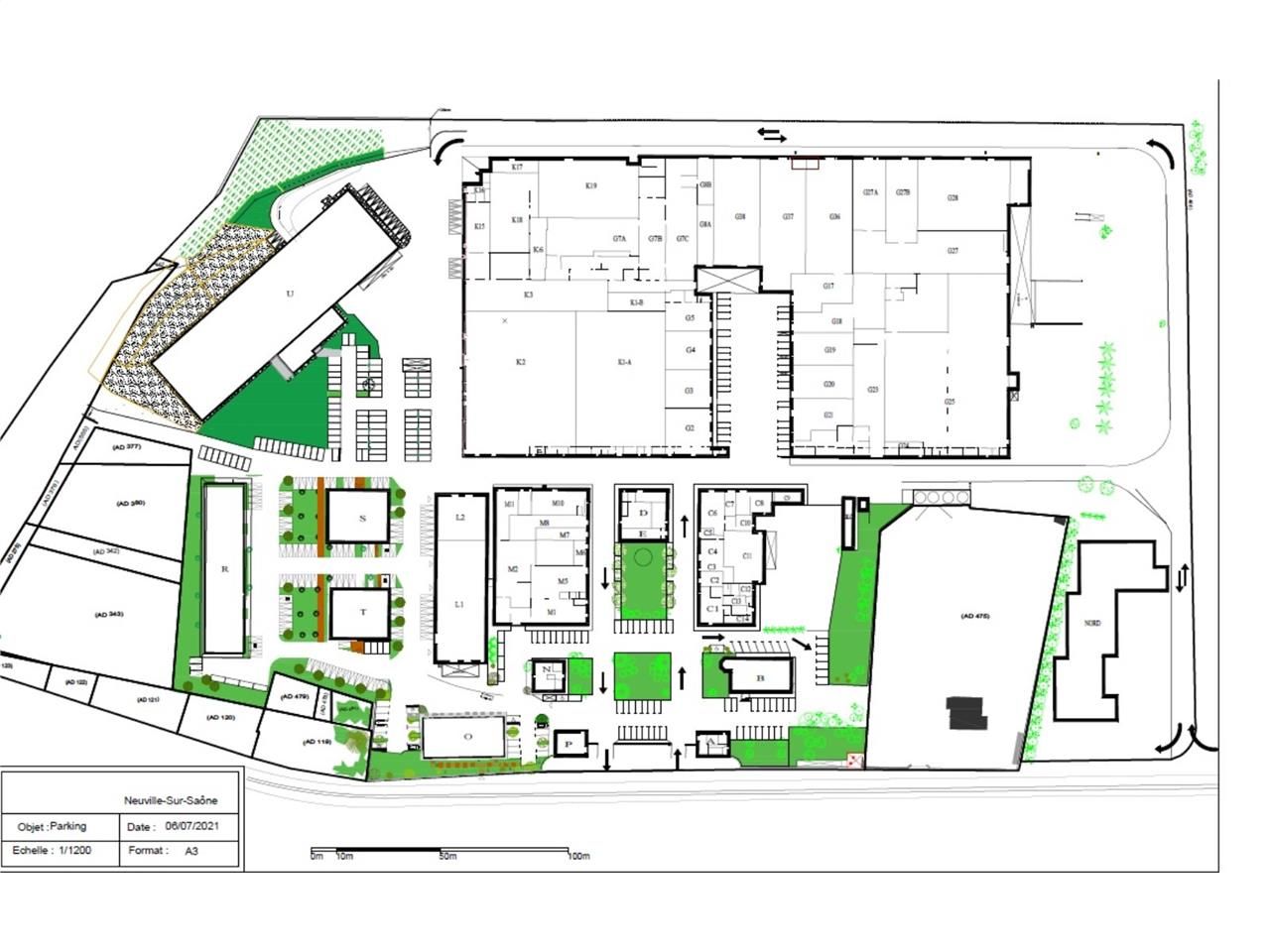 Location entrepots 452 m² divisibles à partir de 200 m²