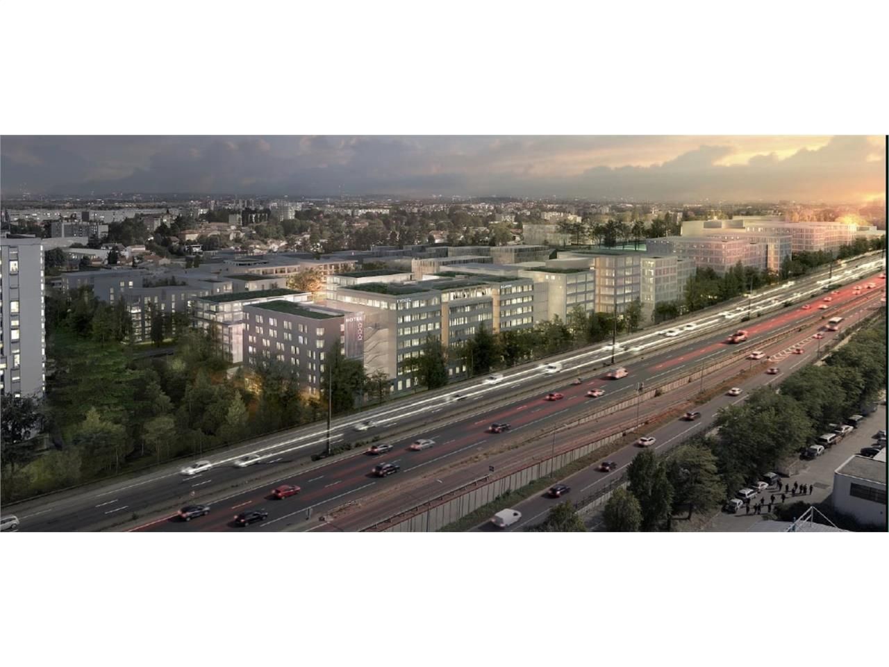 Immeuble neuf de 2 794 m² en R+2, proposé à la ve