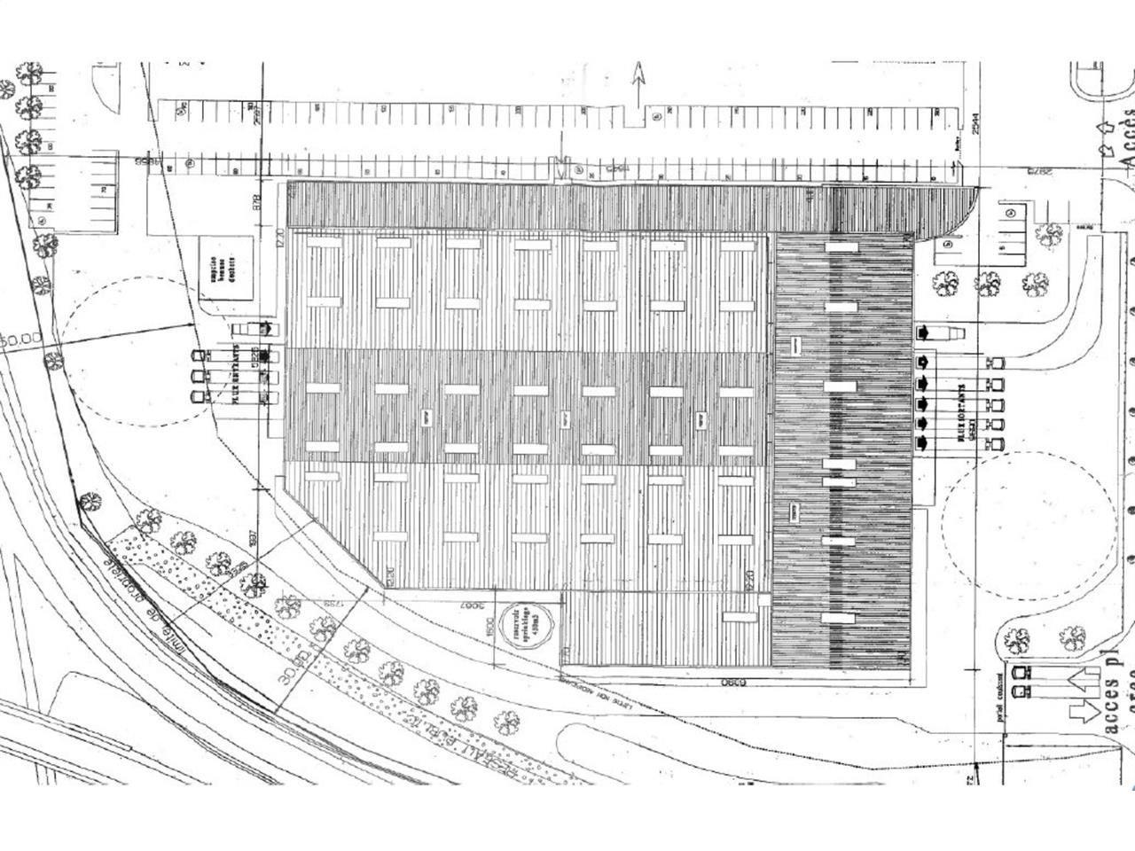 Location entrepots 9500 m² non divisibles