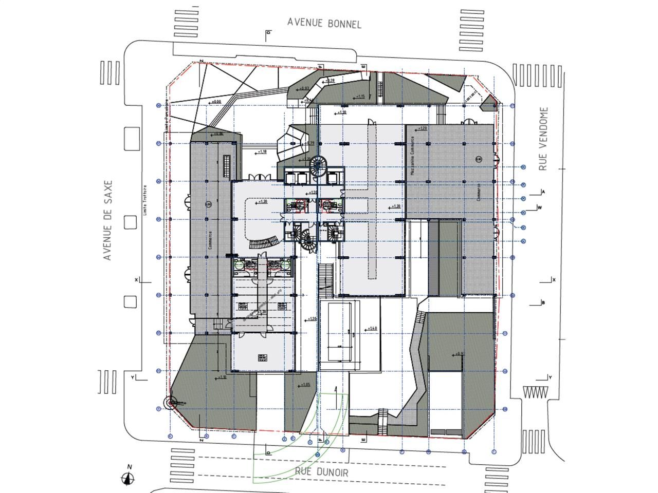 Location bureaux 10120 m² non divisibles