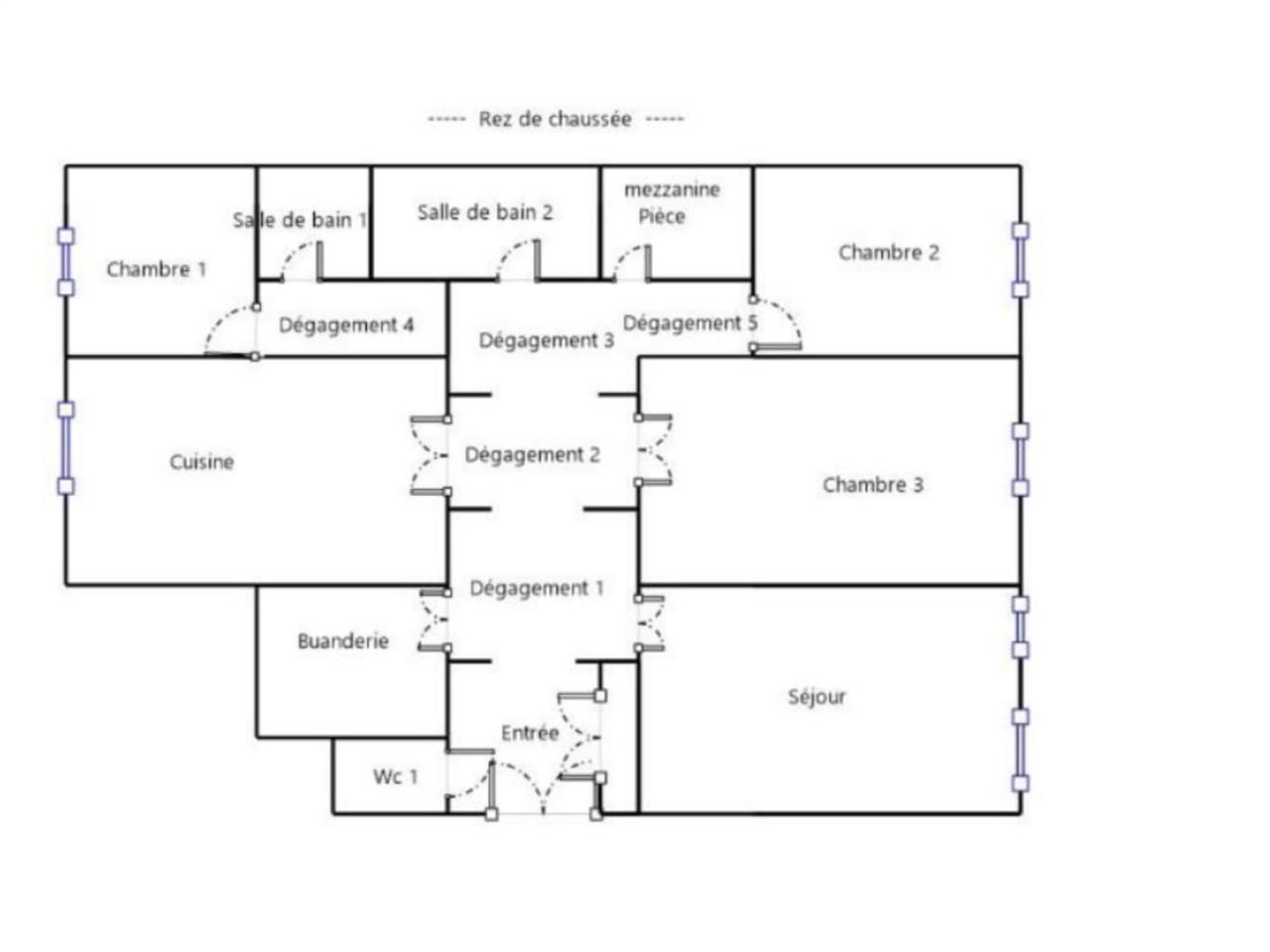Vente bureaux 150 m² non divisibles